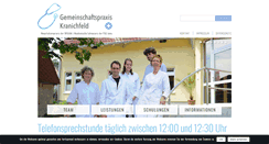 Desktop Screenshot of praxis-kranichfeld.de